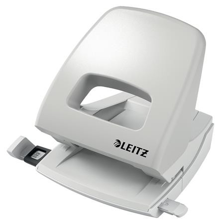 Lyukasztó, kétlyukú, 25 lap, LEITZ Nexxt 5005, szürke (E50050085)