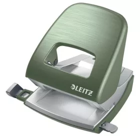   Lyukasztó, kétlyukú, 30 lap, fém, LEITZ Nexxt Style, olajfazöld (E50060053)