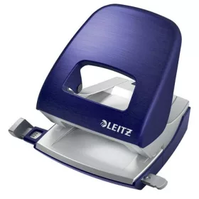   Lyukasztó, kétlyukú, 30 lap, fém, LEITZ Nexxt Style, titánkék (E50060069)