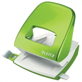   Lyukasztó, kétlyukú, 30 lap, LEITZ Nexxt Wow, zöld (E50081054)