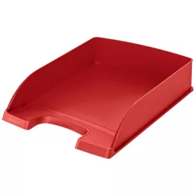 Irattálca, műanyag, LEITZ Plus, piros (E52270025)