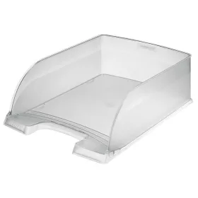   Irattálca, műanyag, LEITZ Plus Jumbo, áttetsző fehér (E52330003)