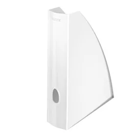   Iratpapucs, műanyag, 60 mm, elöl nyitott, LEITZ Wow fehér (E52771001)