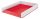 Irattálca, műanyag, kettős színhatású, LEITZ Wow, piros (E53611026)