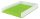 Irattálca, műanyag, kettős színhatású, LEITZ Wow, zöld (E53611054)