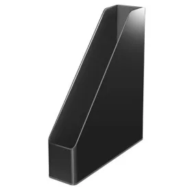   Iratpapucs, műanyag, 73 mm, kettős színhatású, LEITZ Duo, fekete (E53620095)
