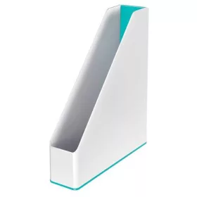   Iratpapucs, műanyag, 73 mm, kettős színhatású, LEITZ Wow, jégkék (E53621051)