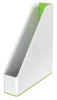 Iratpapucs, műanyag, 73 mm, kettős színhatású, LEITZ Wow, zöld (E53621054)