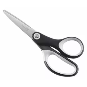 Olló, irodai, 15 cm, LEITZ Titán, fekete (E54156095)