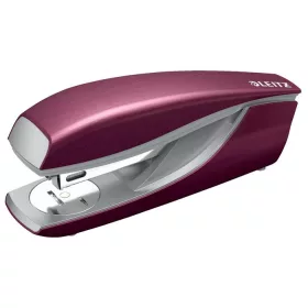   Tűzőgép, 24/6, 26/6, 30 lap, LEITZ Nexxt Style, gránátvörös (E55620028)