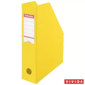   Iratpapucs, PVC/karton, 70 mm, összehajtható, ESSELTE, Vivida sárga (E56001)