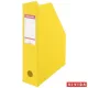 Iratpapucs, PVC/karton, 70 mm, összehajtható, ESSELTE, Vivida sárga (E56001)