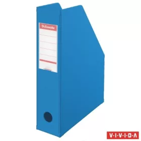   Iratpapucs, PVC/karton, 70 mm, összehajtható, ESSELTE, Vivida kék (E56005)