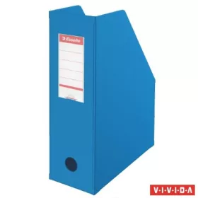   Iratpapucs, PVC/karton, 100 mm, összehajtható, ESSELTE, Vivida kék (E56075)