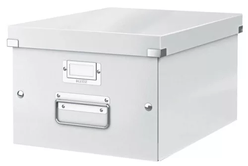 Doboz, A4 méret, LEITZ Click&Store, fehér (E60440001)