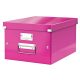 Doboz, A4 méret, LEITZ Click&Store, rózsaszín (E60440023)