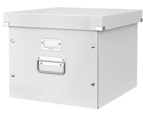Irattároló doboz, függőmappának, LEITZ Click&Store, fehér (E60460001)