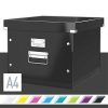 Irattároló doboz, függőmappának, LEITZ Click&Store, fekete (E60460095)