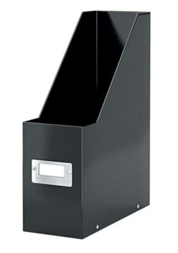 Iratpapucs, PP/karton, 95 mm, LEITZ Click&Store, fekete (E60470095)