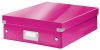 Doboz, rendszerező, M méret, LEITZ Click&Store, rózsaszín (E60580023)