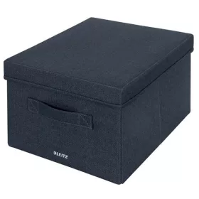   Doboz, szövet borítású, M méret, LEITZ Fabric, sötétszürke (E61440089)