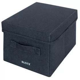   Doboz, szövet borítású, S méret, LEITZ Fabric, sötétszürke (E61460089)