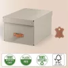 Tárolódoboz, M méret, LEITZ Puro, homokbézs (E61490012)
