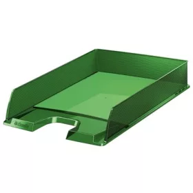   Irattálca, műanyag, ESSELTE Europost, áttetsző zöld (E623597)