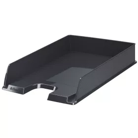   Irattálca, műanyag, ESSELTE Europost, Vivida fekete (E623605)