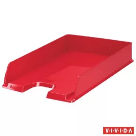   Irattálca, műanyag, ESSELTE Europost, Vivida piros (E623607)