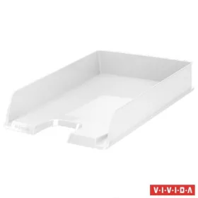   Irattálca, műanyag, ESSELTE Europost, Vivida fehér (E623608)