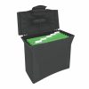 Függőmappa tároló, műanyag, 5 db függőmappával, mobil, ESSELTE Europost, Vivida fekete (E623767)