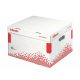 Archiválókonténer, M méret, újrahasznosított karton, ESSELTE Speedbox, fehér (E623912)