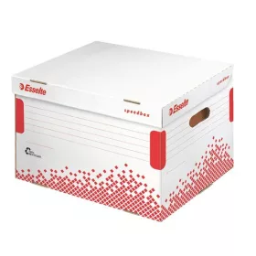   Archiválókonténer, újrahasznosított karton, felfelé nyíló, ESSELTE Speedbox, fehér (E623914)
