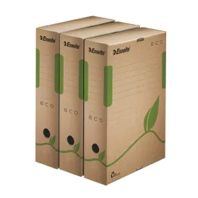   Archiválódoboz, A4, 80 mm, újrahasznosított karton, ESSELTE Eco, barna (E623916)