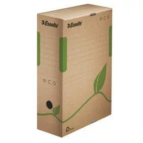   Archiválódoboz, A4, 100 mm, újrahasznosított karton, ESSELTE Eco, barna (E623917)