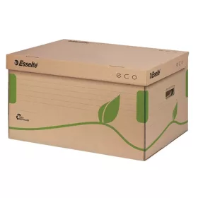   Archiválókonténer, újrahasznosított karton, felfelé nyíló, ESSELTE Eco, barna (E623918)