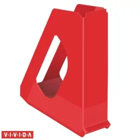   Iratpapucs, műanyag, 68 mm, ESSELTE Europost, Vivida piros (E623935)