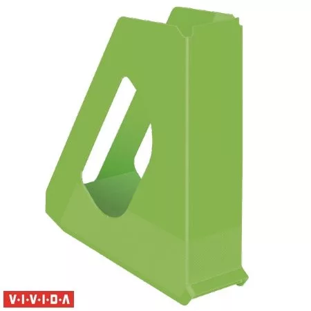 Iratpapucs, műanyag, 68 mm, ESSELTE Europost, Vivida zöld (E623938)