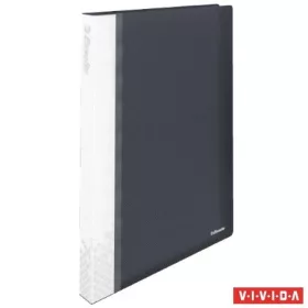   Bemutatómappa, 40 zsebes, A4, kemény borító, ESSELTE Vivida, fekete (E623988)