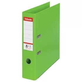   Iratrendező, 75 mm, A4, PP, élvédő sínnel, ESSELTE Standard, Vivida zöld (E624069)