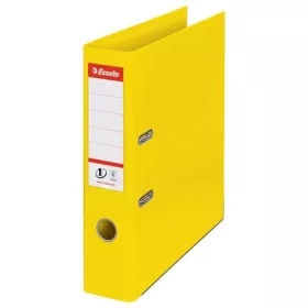   Iratrendező, 75 mm, A4, PP, élvédő sínnel, ESSELTE Standard, Vivida sárga (E624070)