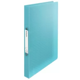   Gyűrűs könyv, 2 gyűrű, 25 mm, A4, PP, ESSELTE Colour'Breeze, kék (E626242)