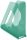 Iratpapucs, műanyag, 68 mm, ESSELTE Colour'Breeze, zöld (E626280)
