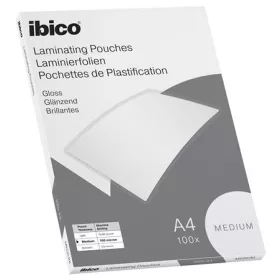   Meleglamináló fólia, 100 mikron, A4, fényes, IBICO Medium (E627309)