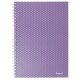 Spirálfüzet, A5, kockás, 80 lap, ESSELTE Colour'Breeze, levendula (E628469)