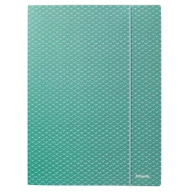   Gumis mappa, karton, A4, ESSELTE Colour'Breeze, zöld (E628493)