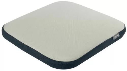 Ülőpárna, ergonómiai, szövetborítású, LEITZ Ergo, világosszürke (E65400085)