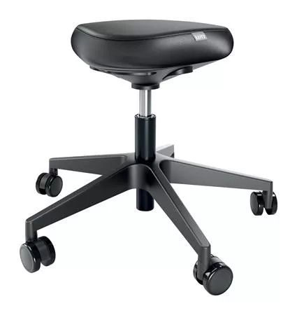 Munkaszék, görgős, ergonomikus, LEITZ Ergo Comfort, sötétszürke (E65780095)