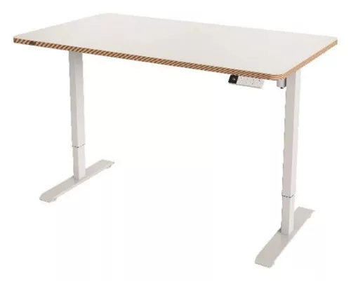 Ülő/álló munkaállomás, elektromos, 140x80 cm, felállás emlékeztetővel, LEITZ Ergo (E67730001)